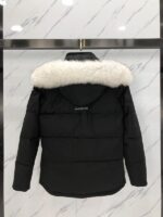 Moose Knuckles 3Q Black/White Fur Jacket - Image 3