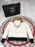 Canada Goose Bomber White Jacket - Image 3