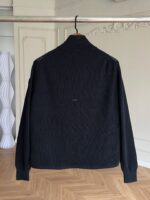 Christian Dior Oblique Blouson Black Cardigan - Image 3