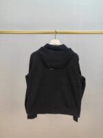 Moncler Mixed Media Black Cardigan - Image 3