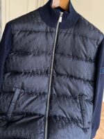 Christian Dior Oblique Blouson Navy Cardigan - Image 2