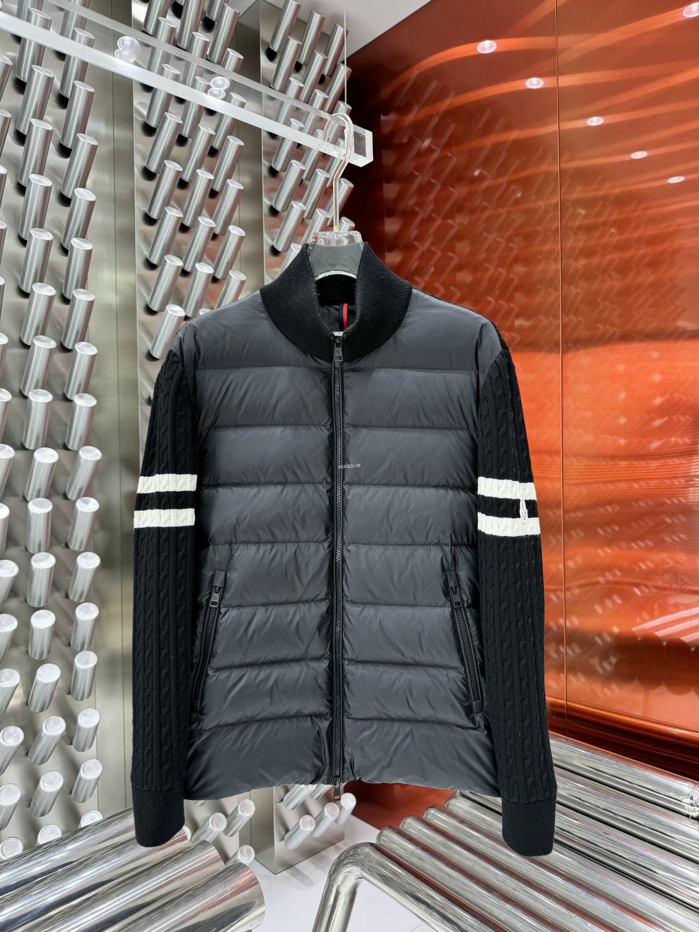 40d43b03 Moncler Knitted Black Cardigan - Image 1