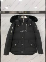 Moose Knuckles 3Q Black/Black Fur Jacket - Image 4