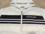 Moncler Mixed Media White Cardigan - Image 3