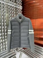 Moncler Knitted Grey Cardigan