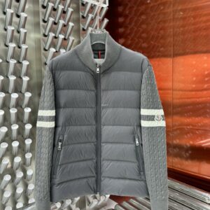 Moncler Knitted Grey Cardigan