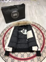 Canada Goose Bomber White Jacket - Image 4