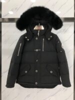 Moose Knuckles 3Q Black/Black Fur Jacket - Image 2