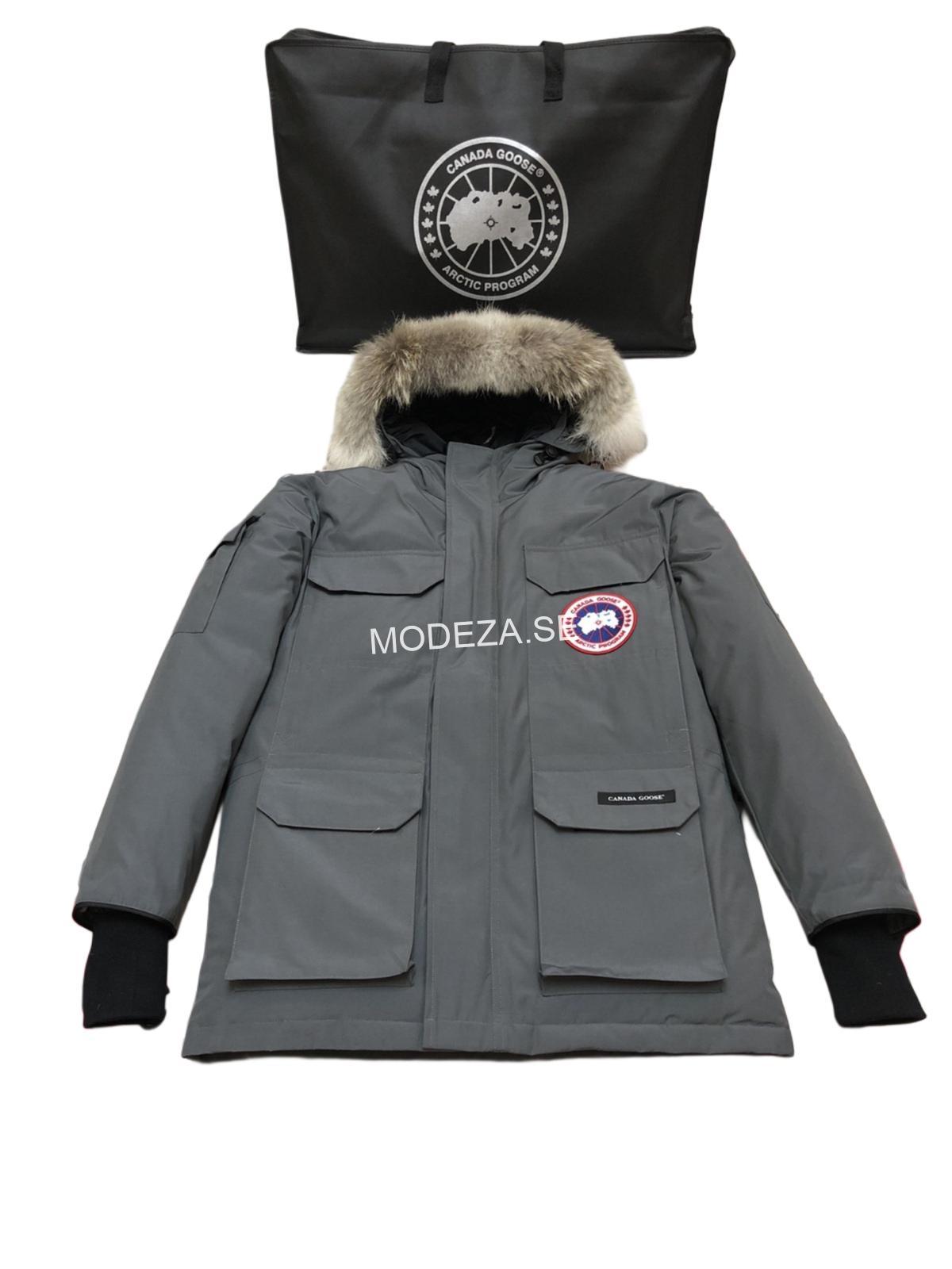 WhatsApp Bild 2024-09-24 kl. 14.45.06_ec580a33 Canada Goose Expedition Parka Grey Jacket - Image 1