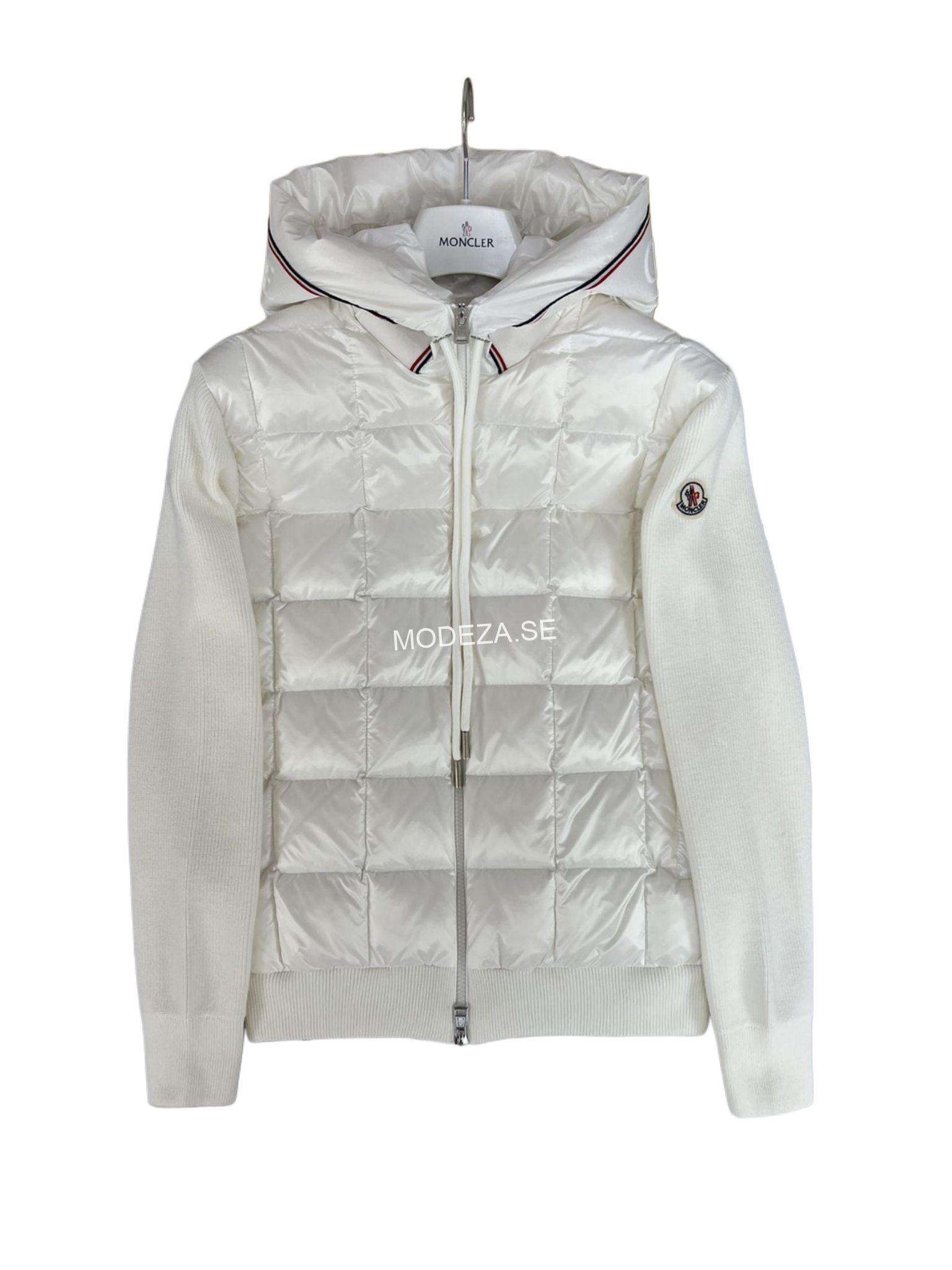 WhatsApp Bild 2024-09-25 kl. 00.04.18_56f6dccd Moncler Cardigan With Padded Front Panel White - Image 1