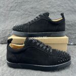 Christian Louboutin Black Sneakers With Spiks - Image 2