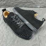 Christian Louboutin Black Sneakers With Spiks - Image 5