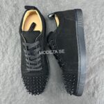 Christian Louboutin Black Sneakers With Spiks - Image 4
