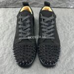 Christian Louboutin Black Sneakers With Spiks - Image 3
