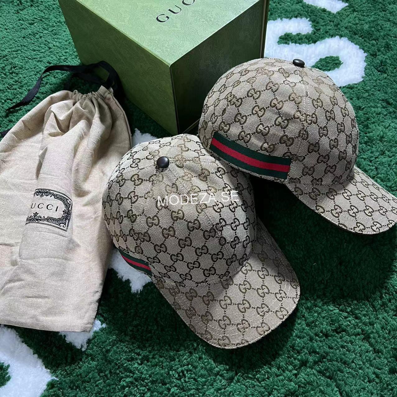 WhatsApp Bild 2024-09-26 kl. 16.33.15_6b2438e3 Gucci GG Canvas Khaki Hat - Image 1