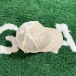 Gucci GG Mesh Back White Hat - Image 3