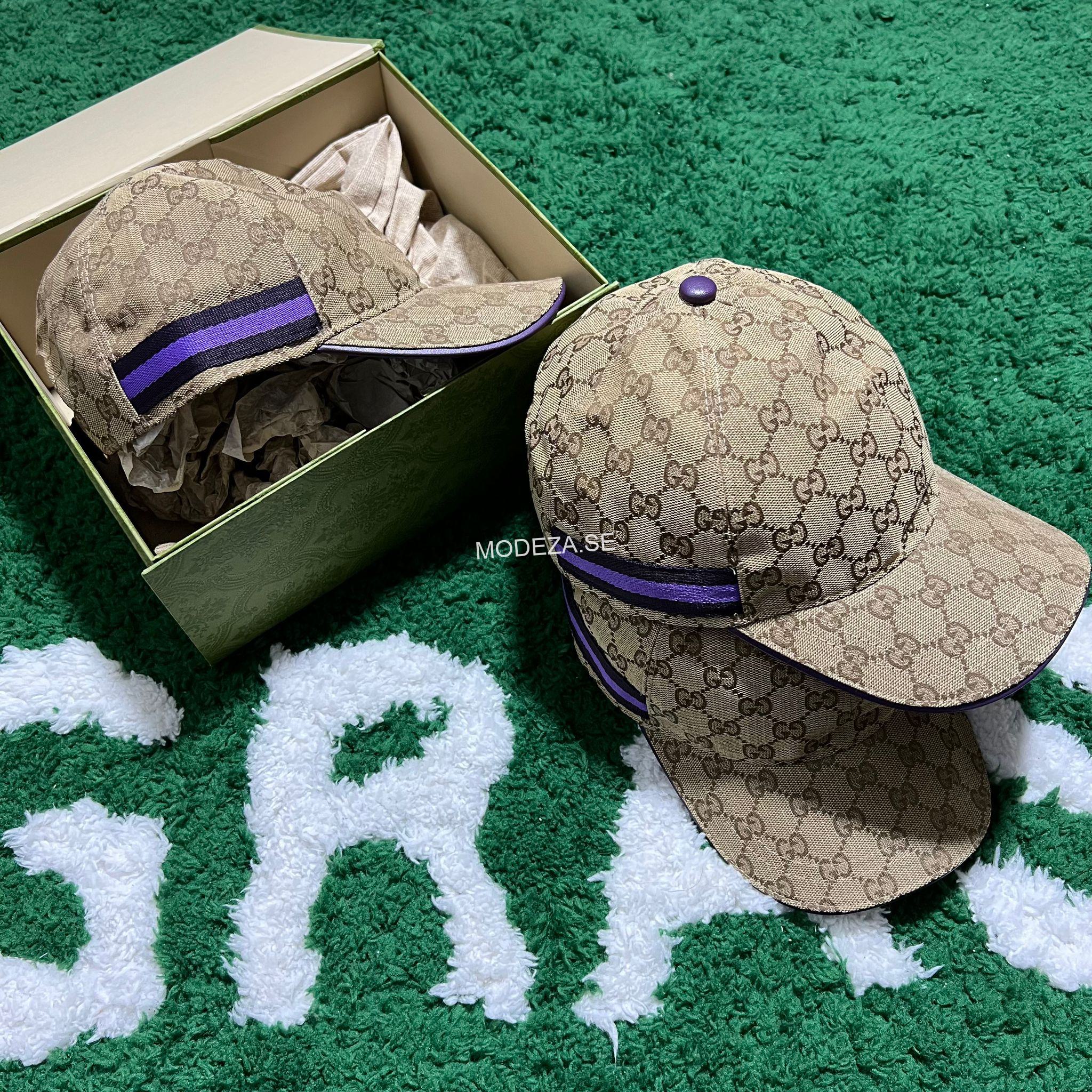 WhatsApp Bild 2024-09-26 kl. 17.08.48_fbb94e78 Gucci GG Limited Edition Purple Line Hat - Image 1