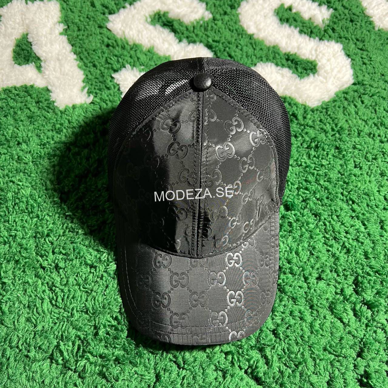 WhatsApp Bild 2024-09-26 kl. 17.08.54_a0afcb0b Gucci GG Nylon Mesh Black Hat - Image 1