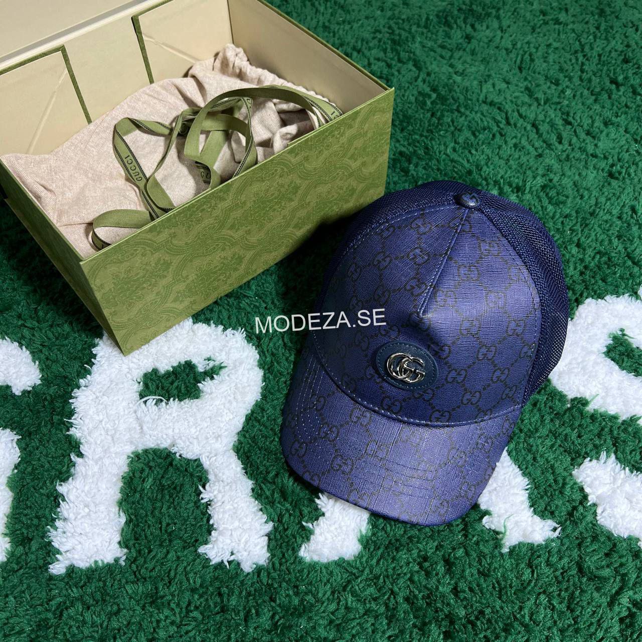WhatsApp Bild 2024-09-26 kl. 17.15.21_1cd2f8a7 Gucci GG Monogram GG Navy Hat - Image 1