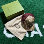 Gucci GG Cow Doraemon Khaki/Wine Red Hat