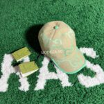 Gucci GG Jumbo Beige/Green Hat - Image 2