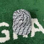 Fendi FF Monogram White FF Hat