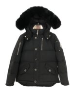 Moose Knuckles 3Q Black/Black Fur Jacket