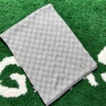 Louis Vuitton Petit Damier Grey Scarf (Fast Delivery 1-3 Days) - Image 2