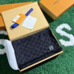 Louis Vuitton Petit Damier Svart Scarf