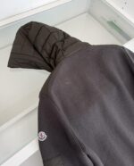 Moncler Knitted Detail Oliv Cardigan - Image 3