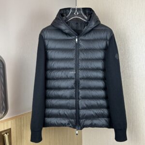 Moncler Black M Logo Black Cardigan