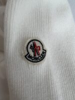 Moncler Cardigan With Padded Front Panel White - Image 6
