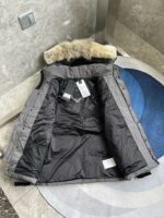 Canada Goose Wyndham Grey/Black Label Jacket - Image 4
