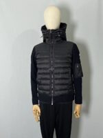 Moncler Knitted Detail Black Cardigan - Image 3