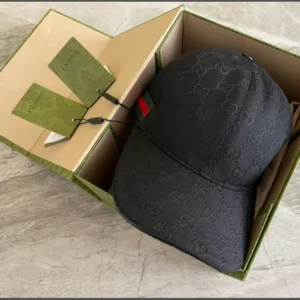 Gucci GG Canvas Black Hat