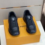 Louis Vuitton Monogram Skin Black Run Away Sneakers - Image 2