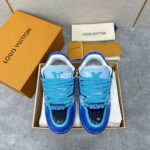 Louis Vuitton Maxi Mixed Blue Trainer - Image 3