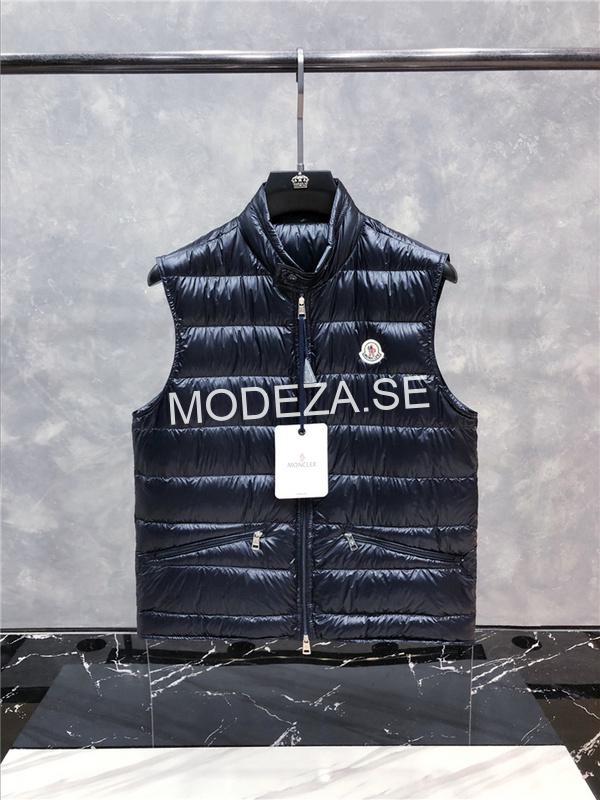 09776887 Moncler Gui Navy Vest - Image 1