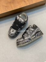 Louis Vuitton Maxi Metallic Black Trainer - Image 2