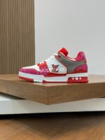 Louis Vuitton Pearls Red Trainer - Image 2