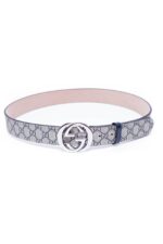 Gucci GG Ebony Silver Buckle