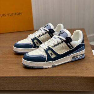 Louis Vuitton Blue Mixed/White Trainer