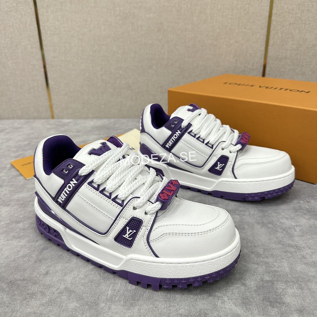 357e1c99 Louis Vuitton Maxi Purple/White Trainer - Image 1