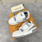 Louis Vuitton Maxi Grey/White Trainer - Image 3