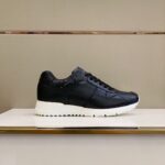 Louis Vuitton Leather Black/Withe Monogram Run Away Sneakers - Image 3