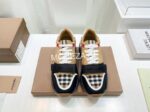 Burberry Checked Lace-up Sneakers