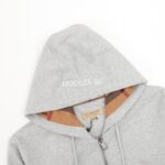 Burberry Rutig Inside Grey Zip Hoodie - Image 4