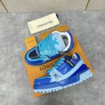 Louis Vuitton Maxi Mixed Blue Trainer - Image 2