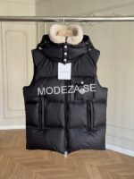 Moncler Oust Down Black Vest - Image 2