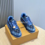 Louis Vuitton Mixed Navy Color Trainer - Image 4